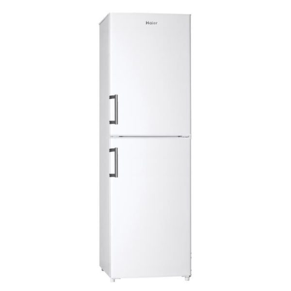 HAIER HBM-576WM – Réfrigérateur Congélateur Bas – 246L (143+103) – Froid Statique – A+ – L 55cm X H 174,5cm – Blanc