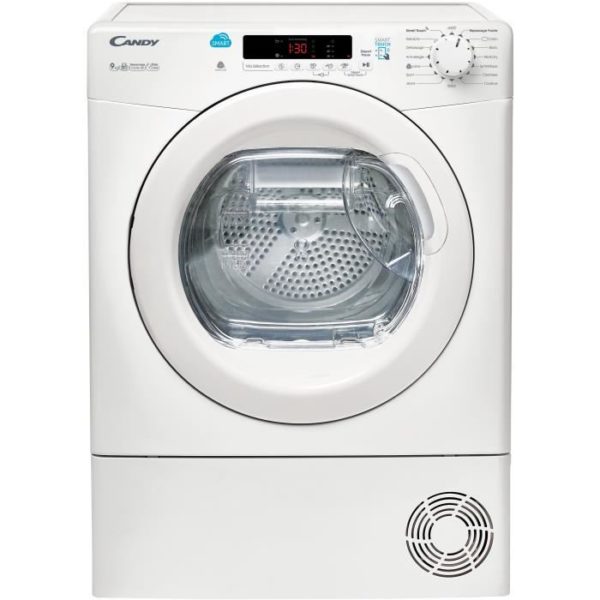 CANDY CSC 9DE-47-Sèche Linge Frontal-9 Kg-Condensation-B-Blanc