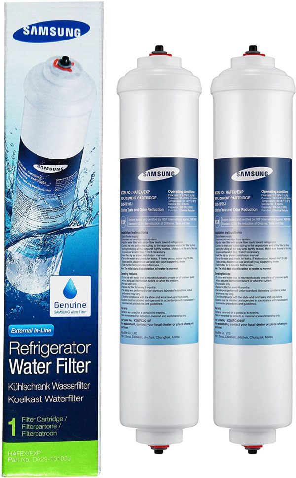 Samsung DA29-10105J Filtres à Eau Externe pour Réfrigérateur, Lot de 2 – Image 2