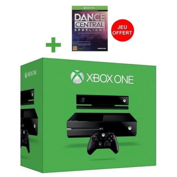 Xbox One 500 Go Noire + Kinect + Dance Central