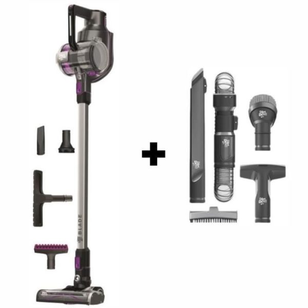 DIRT DEVIL DD777-3 BLADE Aspirateur Balai Multifonctions Sans Fil 32V + Kit Accessoires