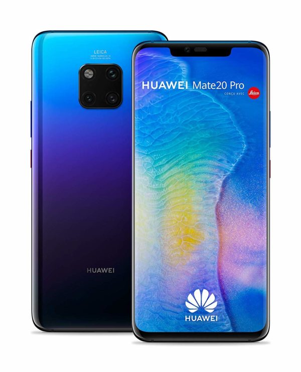 Huawei Mate 20 Pro Smartphone Débloqué 4G – 128 Go – Double Nano-SIM – Android 9.0