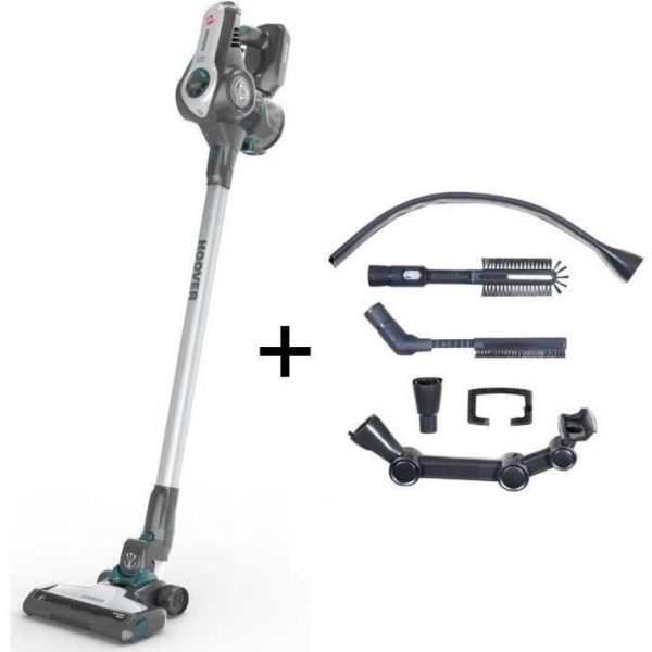 HOOOVER Aspirateur Balai Sans Fil Multifonction Rhapsody RA22AFG+ Kit Accessoires Home & Car – 22V Lithium – 35 Minutes D’autonomie