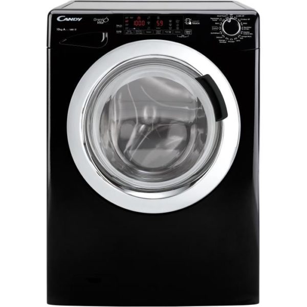 CANDY DVS1410THC3B – Lave Linge Frontal – 10 Kg – 1400 Tours / Min – A+++ – Noir – Moteur Induction