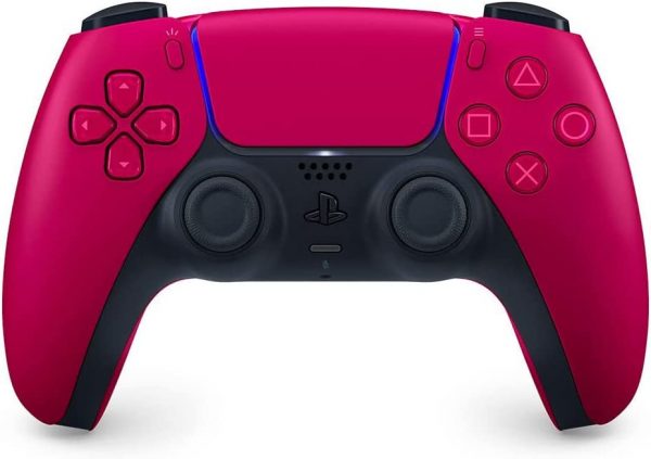 Sony, Manette PlayStation 5 officielle DualSense, Sans fil, Batterie rechargeable, Bluetooth, Compatible avec PS5, Couleur : Cosmic Red