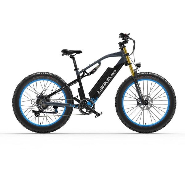 Lankeleisi RV700 1000W 26" Fat Bike Double Couronne Fourche E-VTT 16Ah 130km 30km/h – Image 4