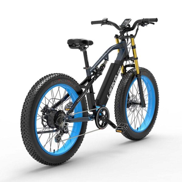 Lankeleisi RV700 1000W 26" Fat Bike Double Couronne Fourche E-VTT 16Ah 130km 30km/h – Image 7